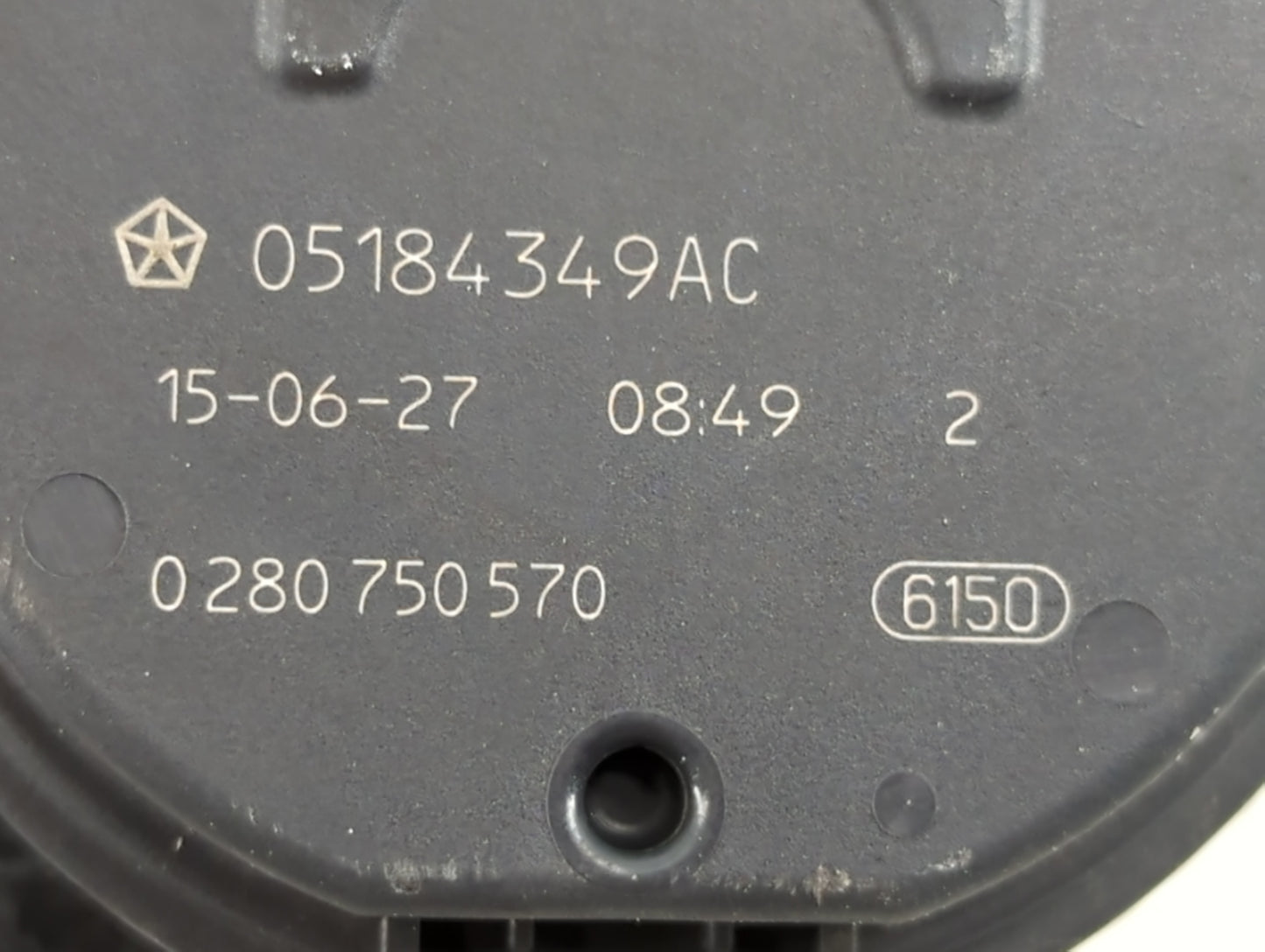 2011-2022 Dodge Charger Throttle Body P/N:05184349AC 05184349AF Fits OEM Used Auto Parts - Oemusedautoparts1.com