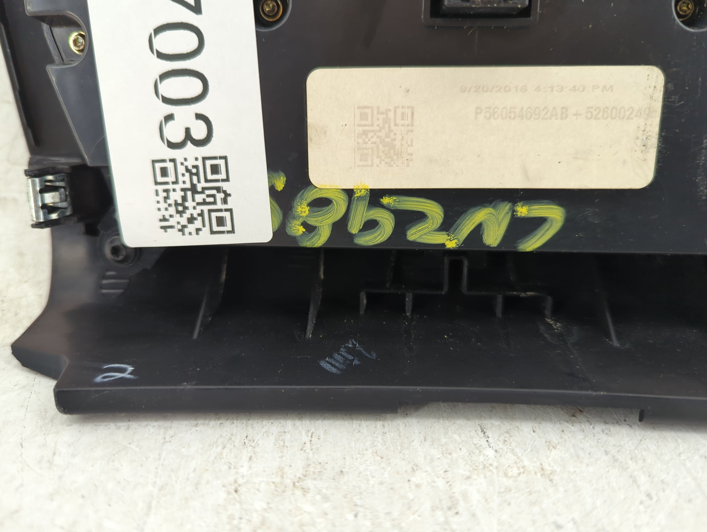 2015-2016 Dodge Charger Climate Control Module Temperature AC/Heater Replacement P/N:56054692AB Fits Fits 2015 2016 OEM Used