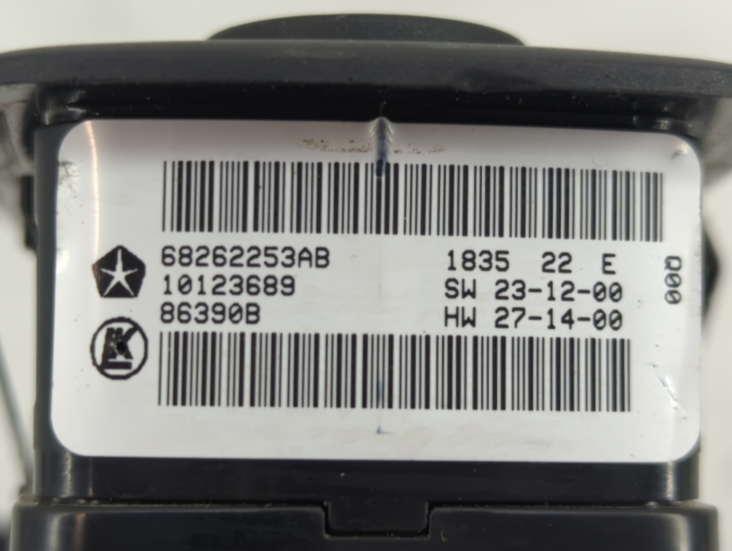 2015-2019 Dodge Charger Master Power Window Switch Replacement Driver Side Left P/N:68262253AB 10123689 Fits OEM Used Auto P