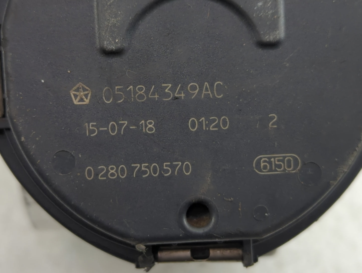 2011-2022 Dodge Charger Throttle Body P/N:05184349AC 0 280 750 570 Fits OEM Used Auto Parts - Oemusedautoparts1.com