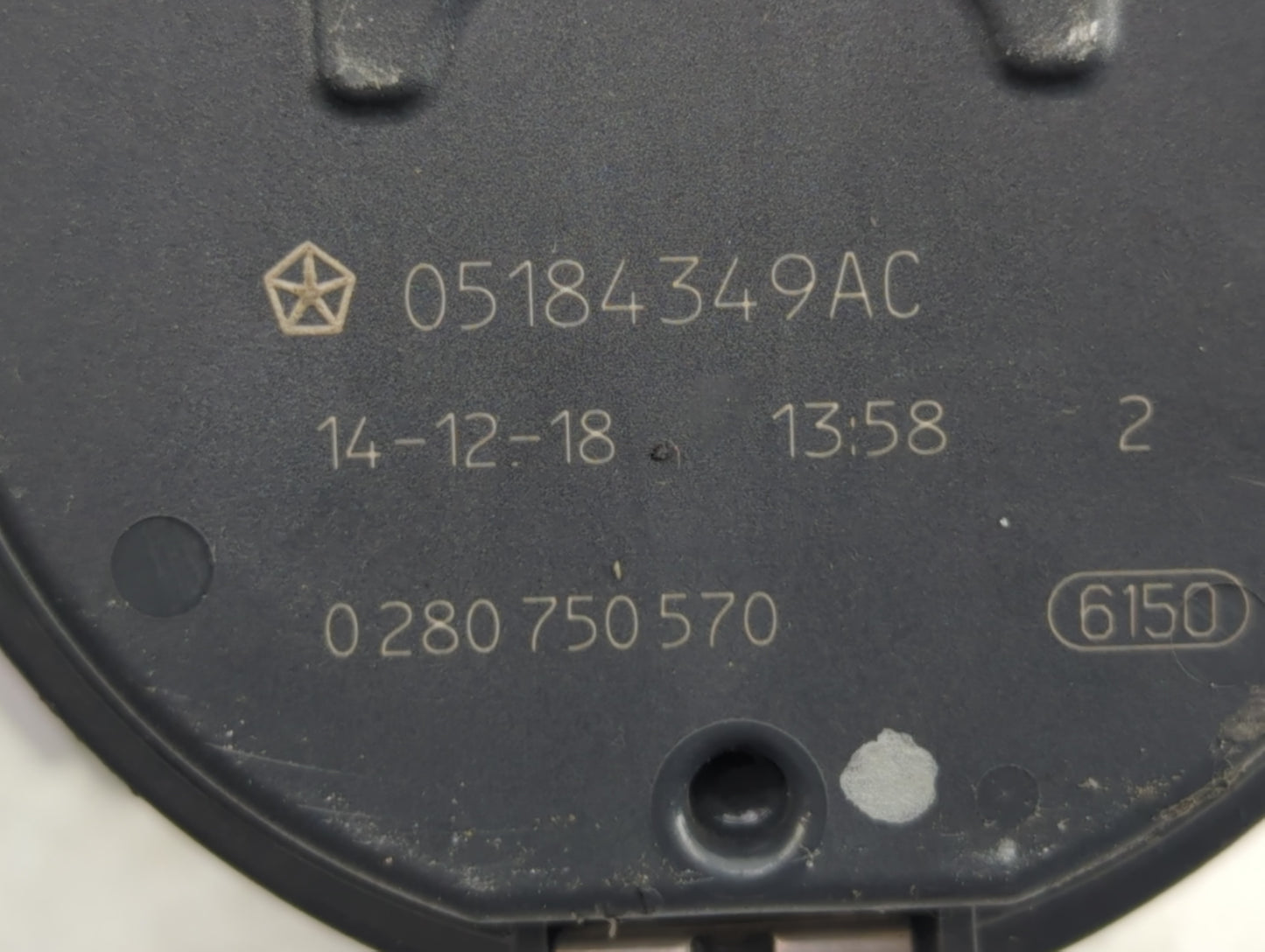 2011-2022 Dodge Charger Throttle Body P/N:0 280 750 570 05184349AC Fits OEM Used Auto Parts - Oemusedautoparts1.com