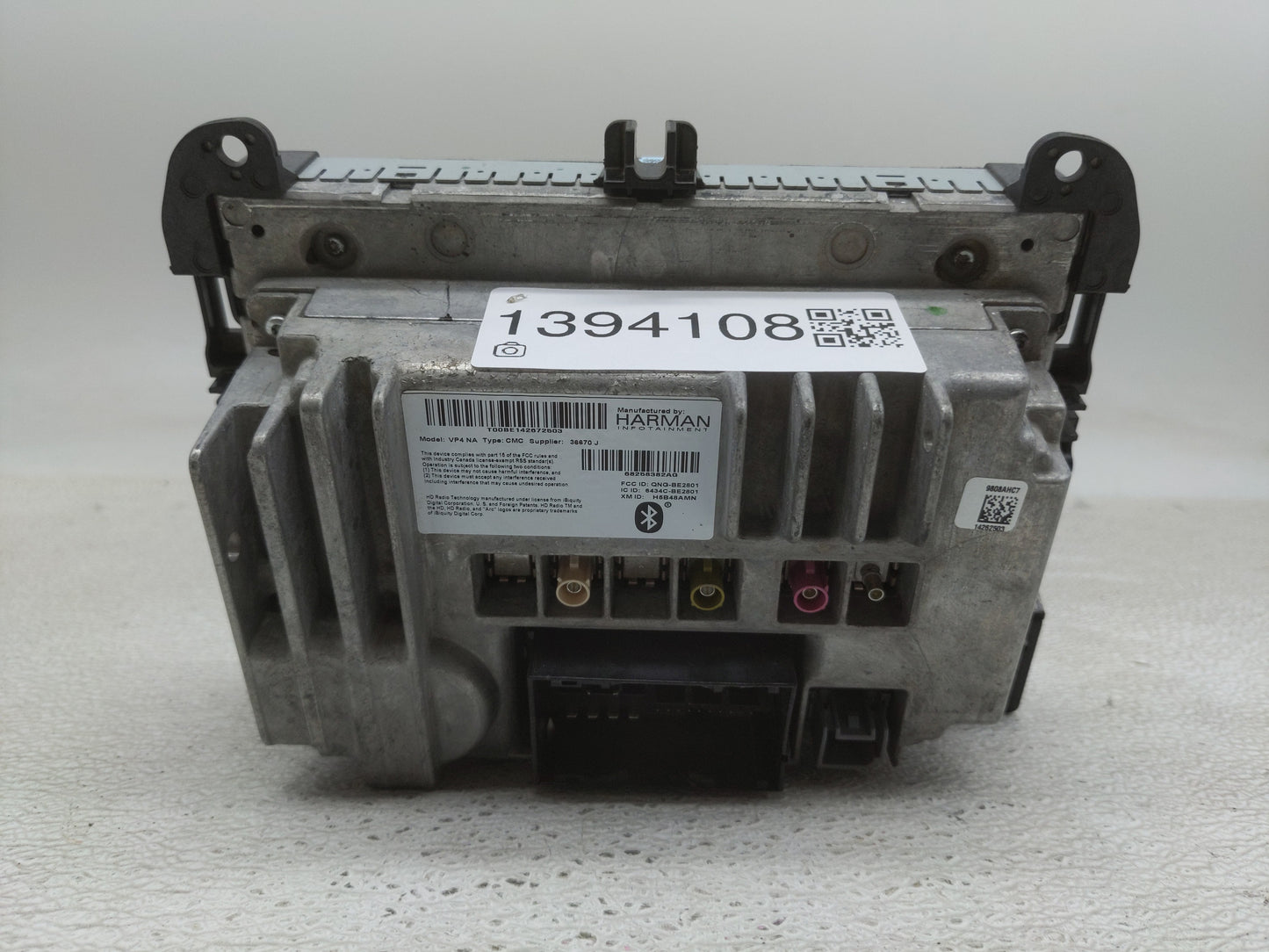 2015 Dodge Durango Radio AM FM Cd Player Receiver Replacement P/N:68258382AG Fits OEM Used Auto Parts - Oemusedautoparts1.co