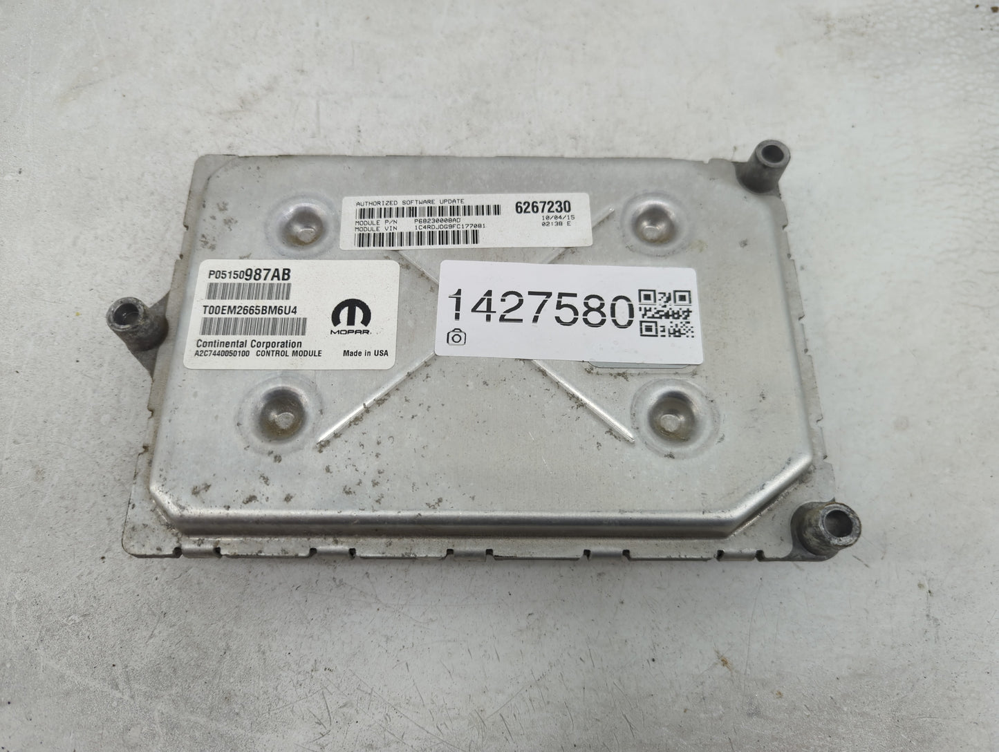 2015 Dodge Durango PCM Engine Control Computer ECU ECM PCU OEM P/N:P68230008AD P05150987AB, T00EM2665BM6U4, A2C7440050100 Fi