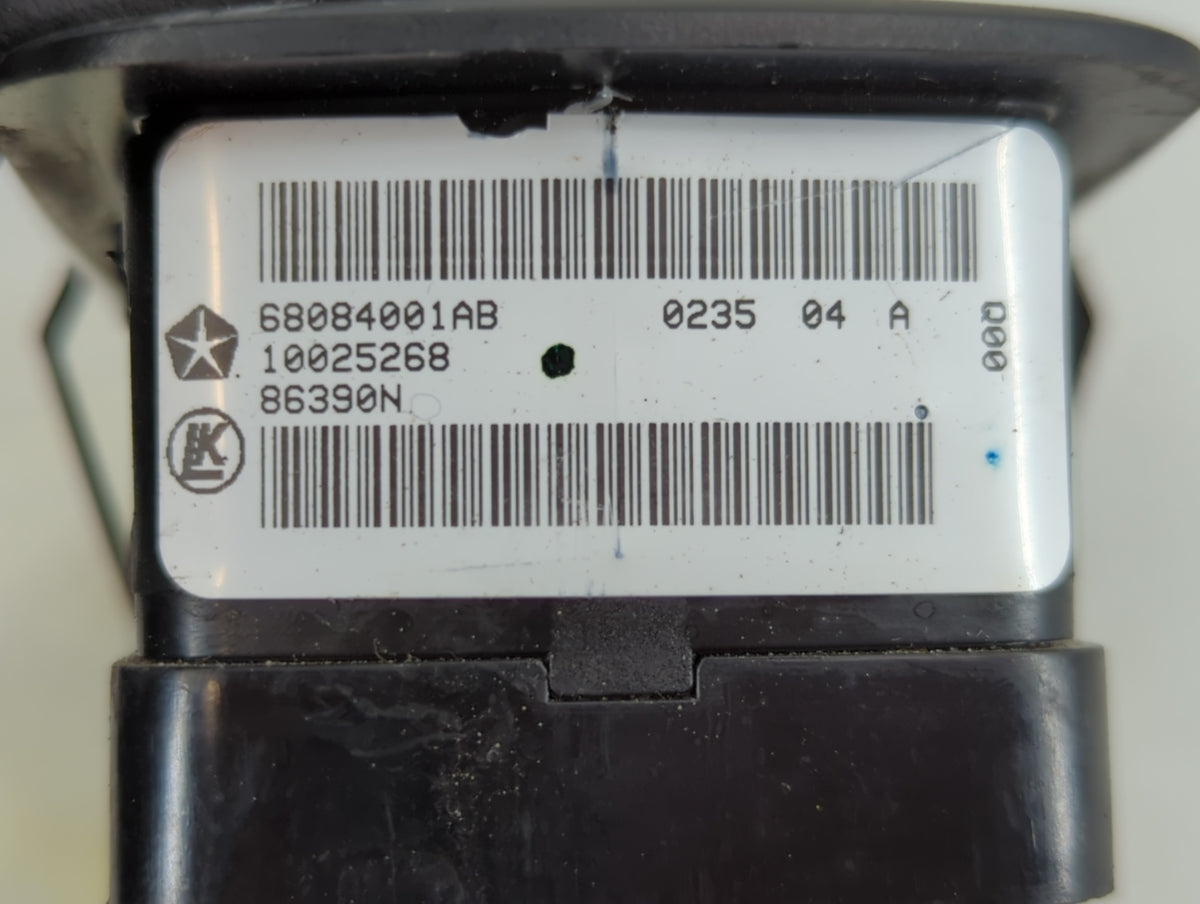 2011-2016 Dodge Journey Master Power Window Switch Replacement Driver Side Left P/N:68084001AB Fits OEM Used Auto Parts - Oe