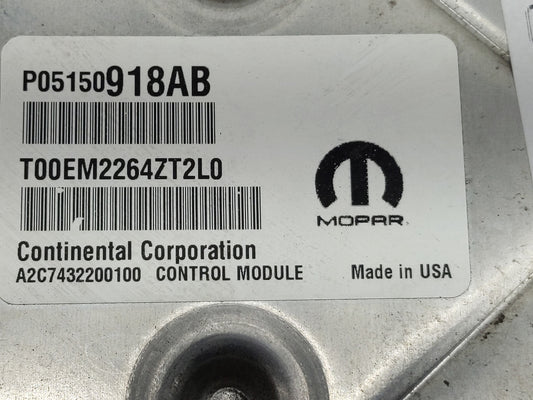 2015 Dodge Journey PCM Engine Control Computer ECU ECM PCU OEM P/N:P68239181AB P05150918AD Fits OEM Used Auto Parts