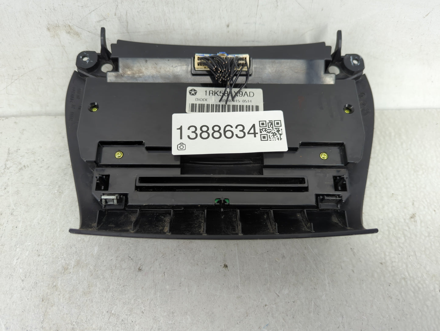 2015 Dodge Journey Climate Control Module Temperature AC/Heater Replacement P/N:1RK581X9AD Fits OEM Used Auto Parts - Oemuse