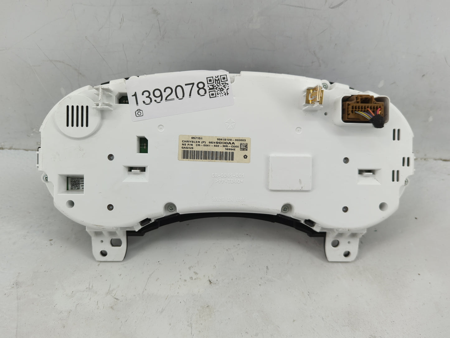 2015 Dodge Journey Instrument Cluster Speedometer Gauges P/N:68249000AA Fits OEM Used Auto Parts - Oemusedautoparts1.com