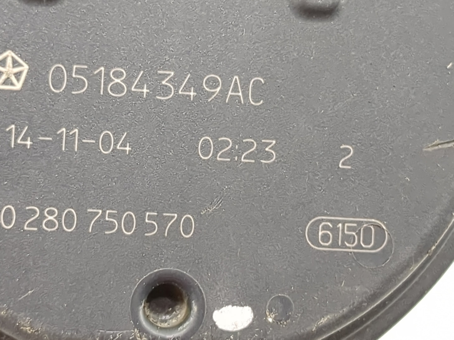 2011-2019 Dodge Journey Throttle Body P/N:05184349AC 0280750570 Fits OEM Used Auto Parts - Oemusedautoparts1.com