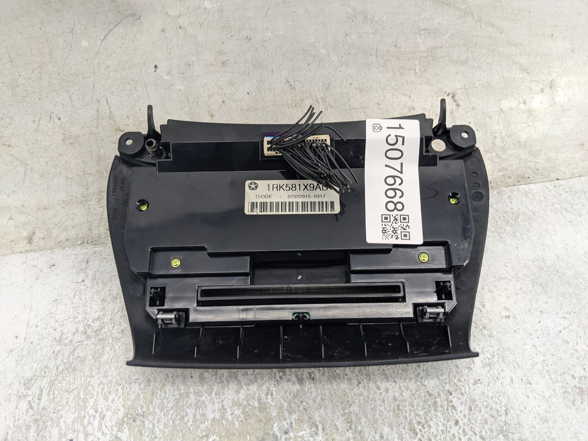 2011-2017 Dodge Journey Climate Control Module Temperature AC/Heater Replacement P/N:1RK581X9AD Fits OEM Used Auto Parts - O