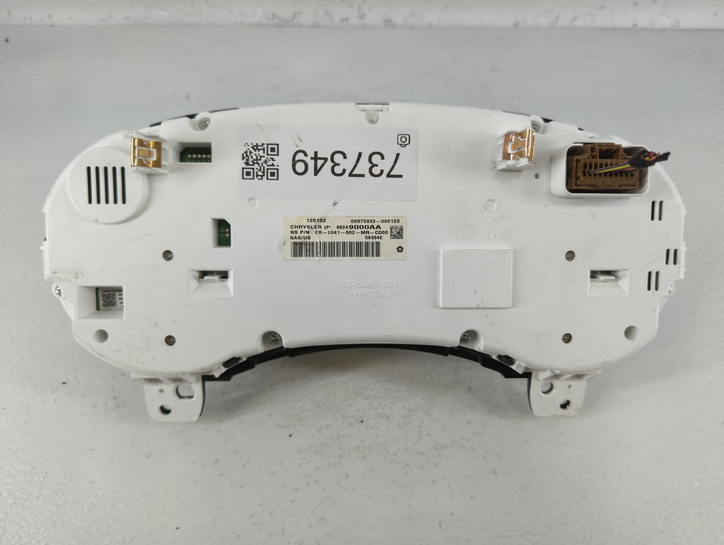 2015 Dodge Journey Instrument Cluster Speedometer Gauges P/N:68249000AA Fits OEM Used Auto Parts - Oemusedautoparts1.com