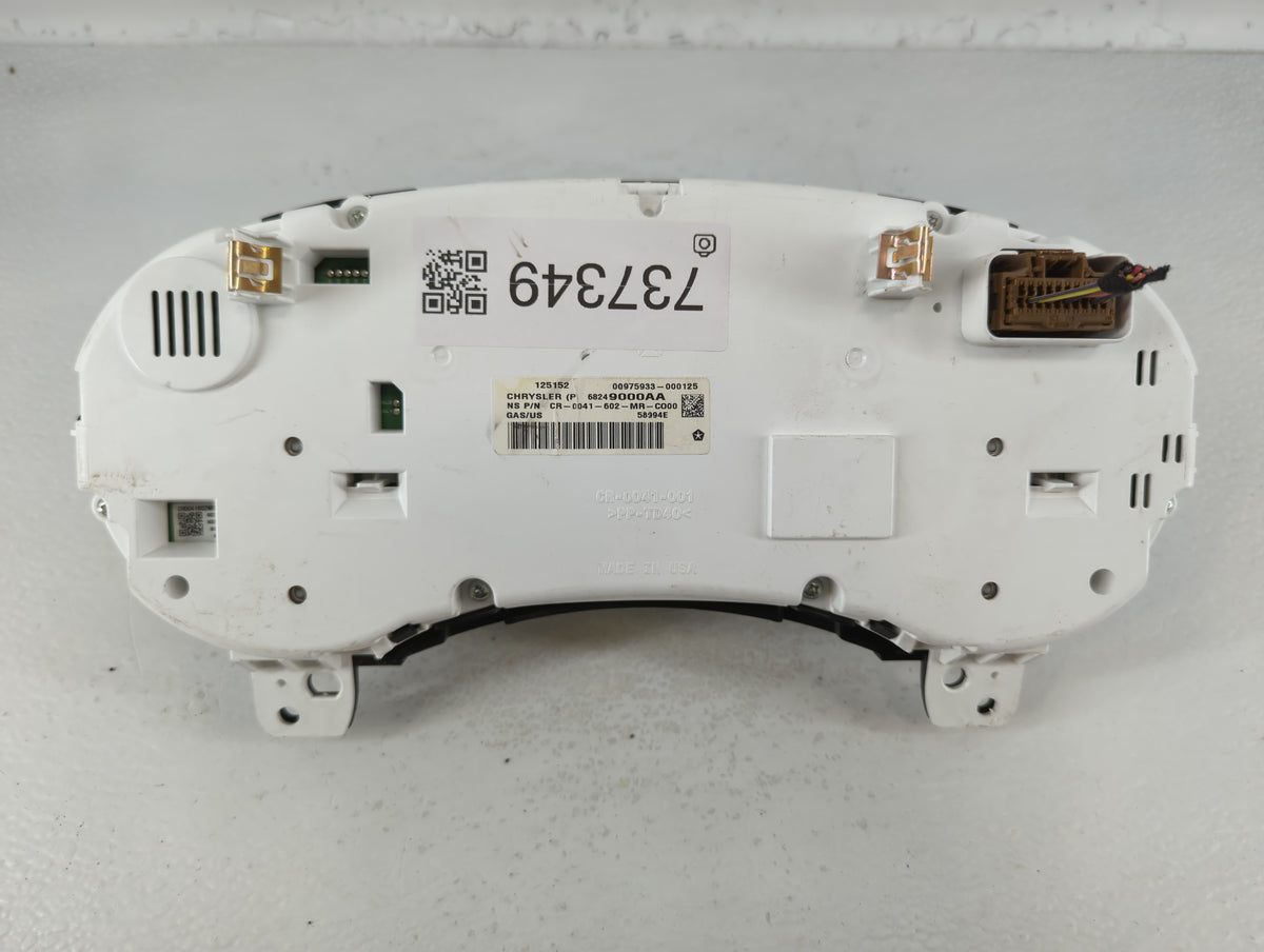 2015-2016 Dodge Journey Instrument Cluster Speedometer Gauges P/N:68249000AA Miles: Fits Fits 2015 2016 OEM Used Auto Parts