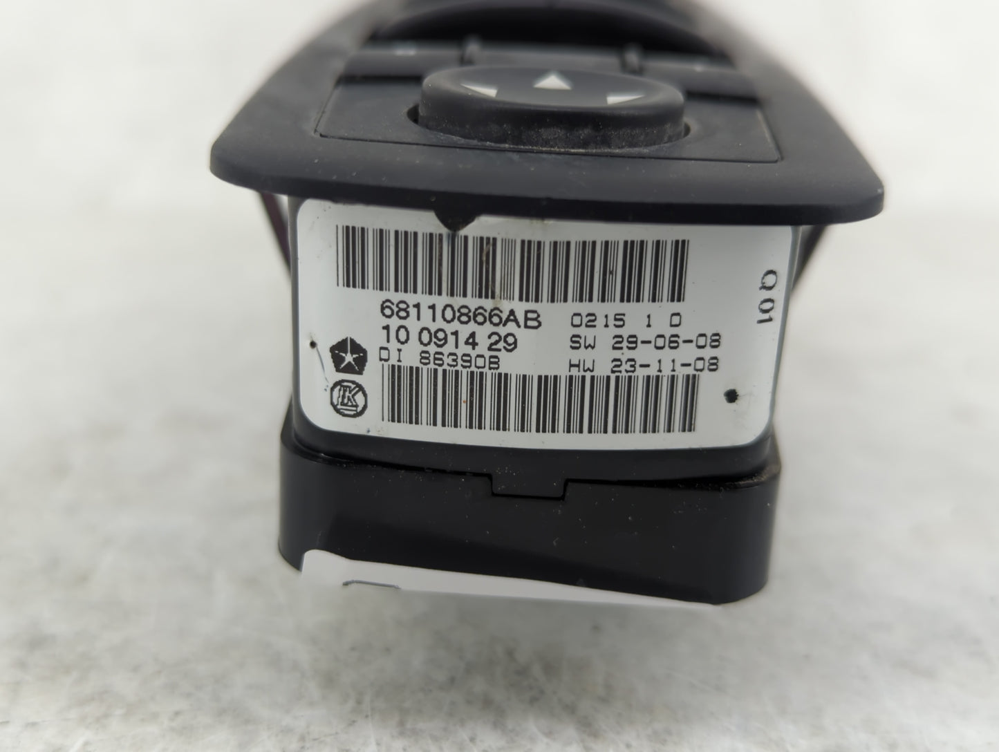 2015 Dodge Ram 1500 Master Power Window Switch Replacement Driver Side Left P/N:68110866AB Fits Fits 2012 2013 2014 2016 OEM