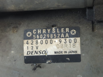 2015 Dodge Ram 1500 Car Starter Motor Solenoid OEM P/N:428000-9300 56029852AA Fits OEM Used Auto Parts