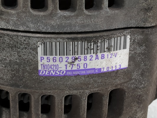 2012-2017 Fiat 500 Alternator Replacement Generator Charging Assembly Engine OEM P/N:TN104210-1750 P56029582AB Fits OEM Used Auto Parts