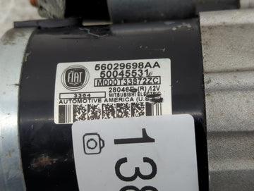 2012-2017 Fiat 500 Car Starter Motor Solenoid OEM P/N:50045531 56029698AA Fits Fits 2012 2013 2014 2015 2016 2017 OEM Used Auto Parts