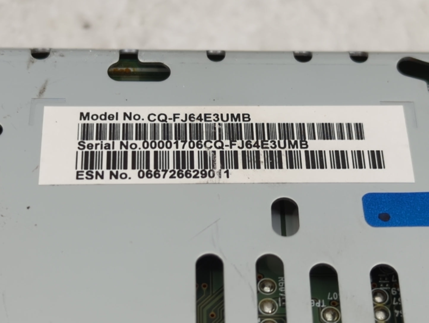 2015-2018 Ford Edge Radio AM FM Cd Player Receiver Replacement P/N:CQ-FJ64E3UMB Fits Fits 2015 2016 2017 2018 OEM Used Auto