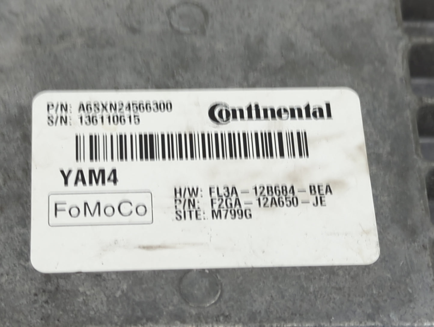 2015-2018 Ford Edge PCM Engine Control Computer ECU ECM PCU OEM P/N:A6SXN24566300 FL3A-12B684-BEA Fits OEM Used Auto Parts -