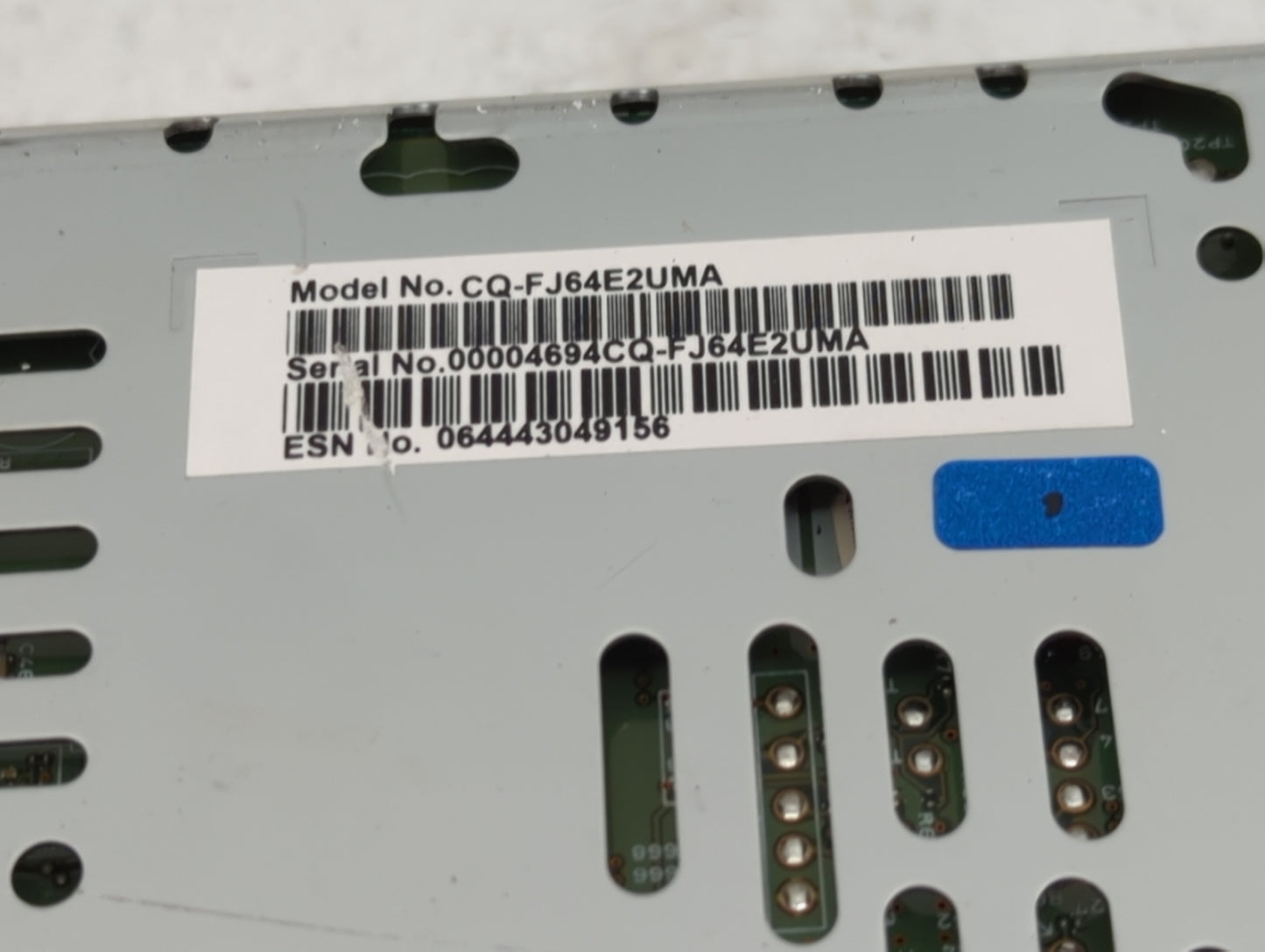 2015 Ford Edge Radio AM FM Cd Player Receiver Replacement P/N:CQ-FJ64E2UMA Fits OEM Used Auto Parts - Oemusedautoparts1.com