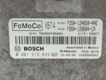 2015-2018 Ford Edge PCM Engine Control Computer ECU ECM PCU OEM P/N:F2GA-12A650-AAE Fits Fits 2015 2016 2017 2018 2019 OEM Used Auto Parts
