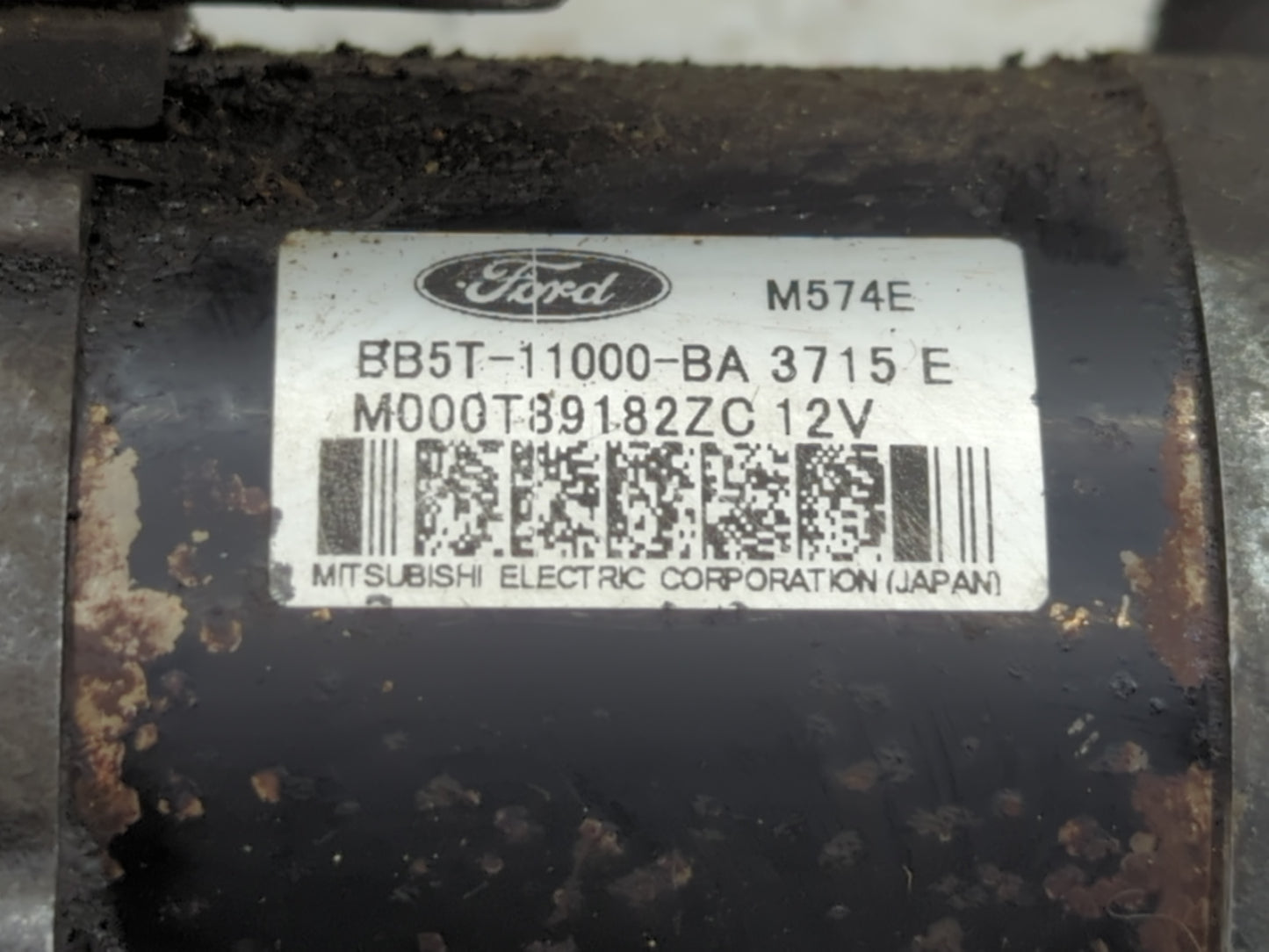 2015-2018 Ford Edge Car Starter Motor Solenoid OEM P/N:BB5T-11000-BA Fits Fits 2015 2016 2017 2018 2019 2020 OEM Used Auto P