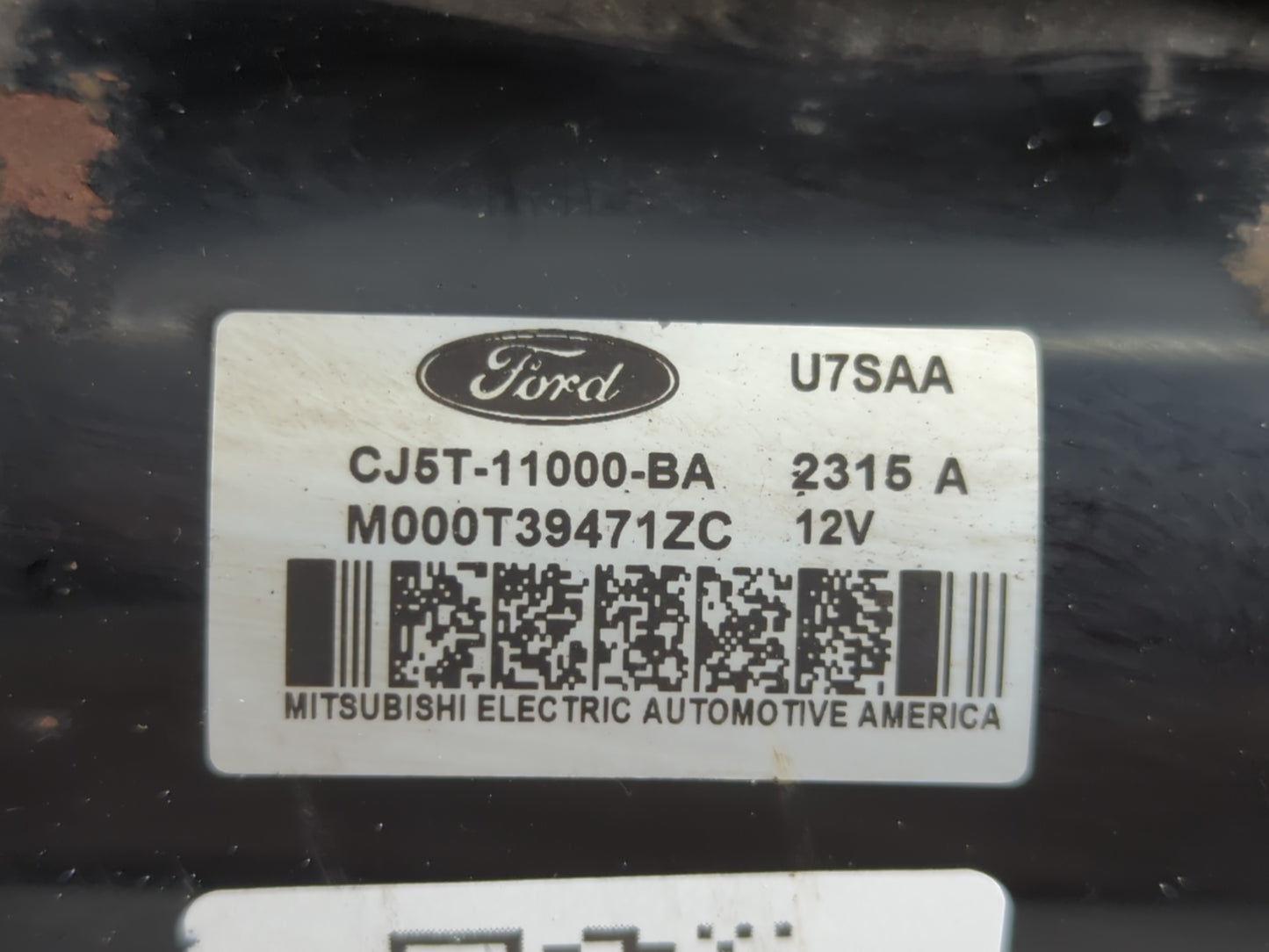 2013-2016 Ford Escape Car Starter Motor Solenoid OEM P/N:CJ5T-11000-BA Fits Fits 2013 2014 2015 2016 OEM Used Auto Parts - O