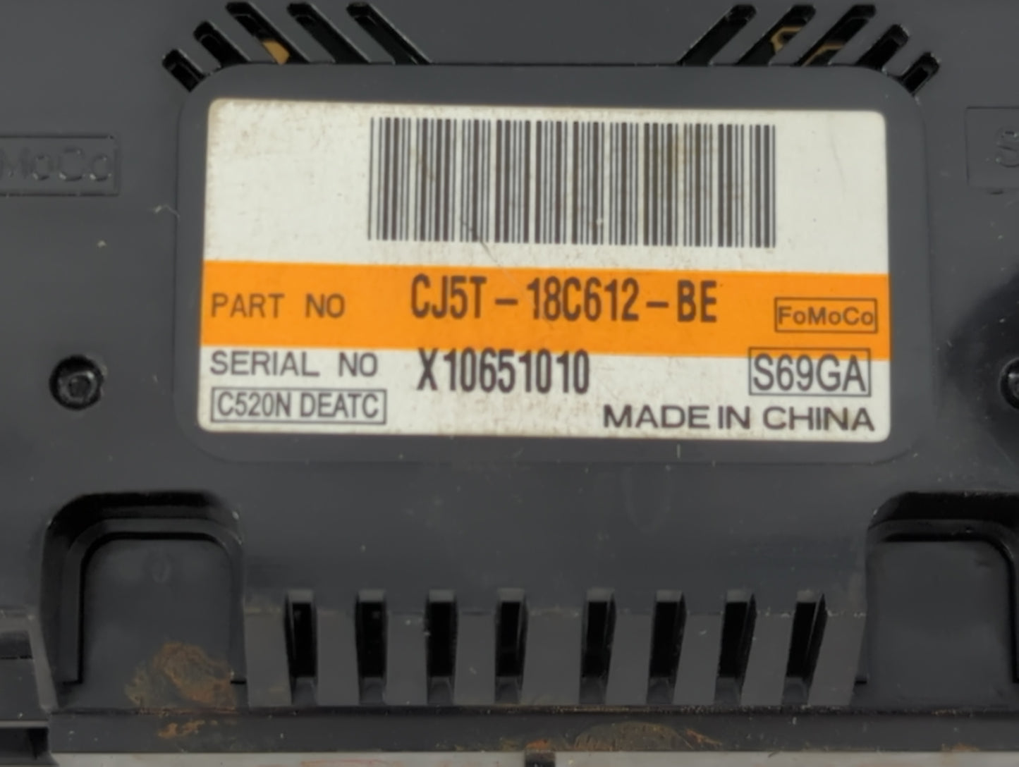 2015-2016 Ford Escape Climate Control Module Temperature AC/Heater Replacement P/N:CJ5T-18C612-BE Fits Fits 2015 2016 OEM Us