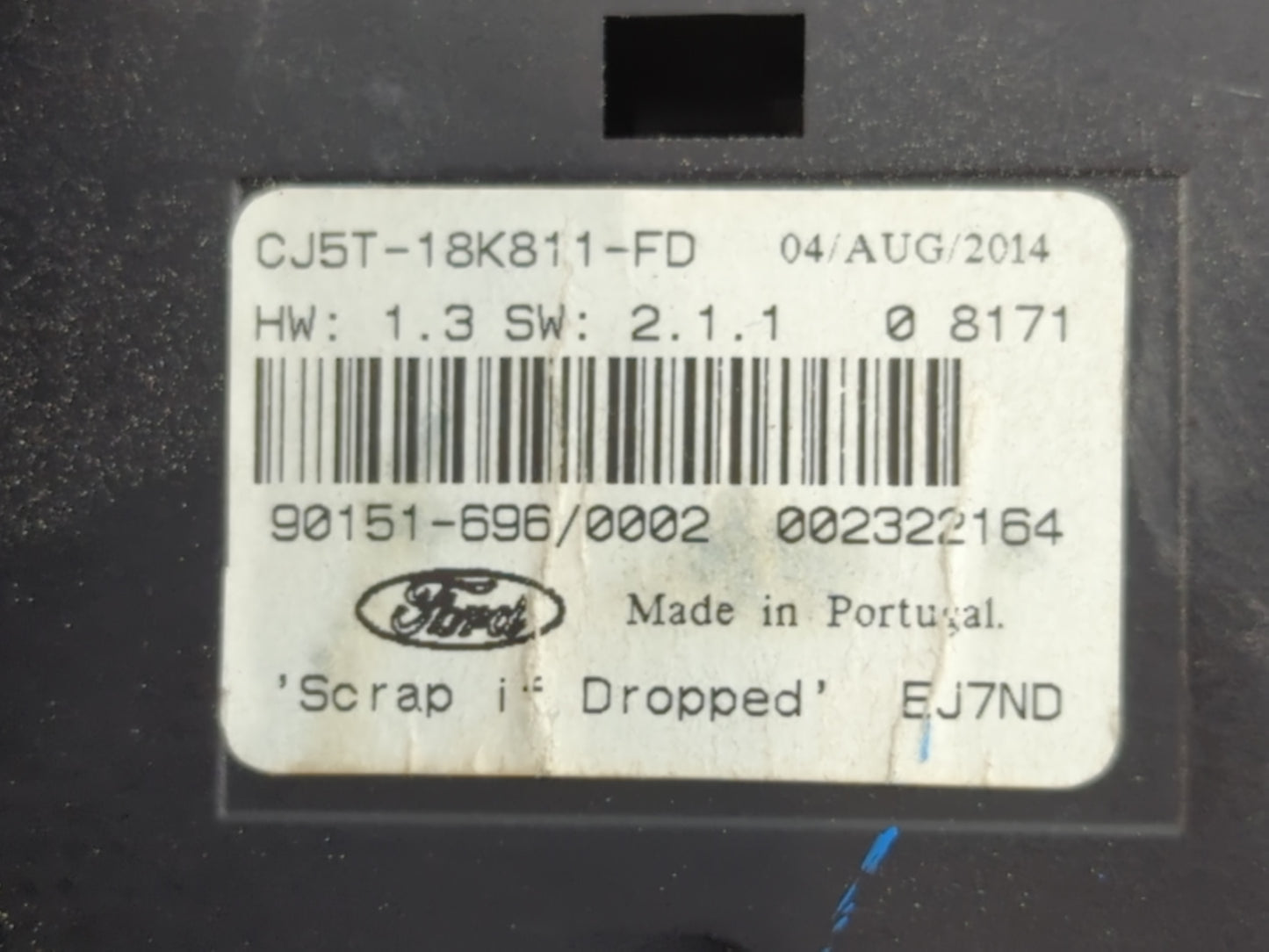 2013-2016 Ford Escape Radio AM FM Cd Player Receiver Replacement P/N:CJ5T-18K811-FD Fits Fits 2013 2014 2015 2016 OEM Used A