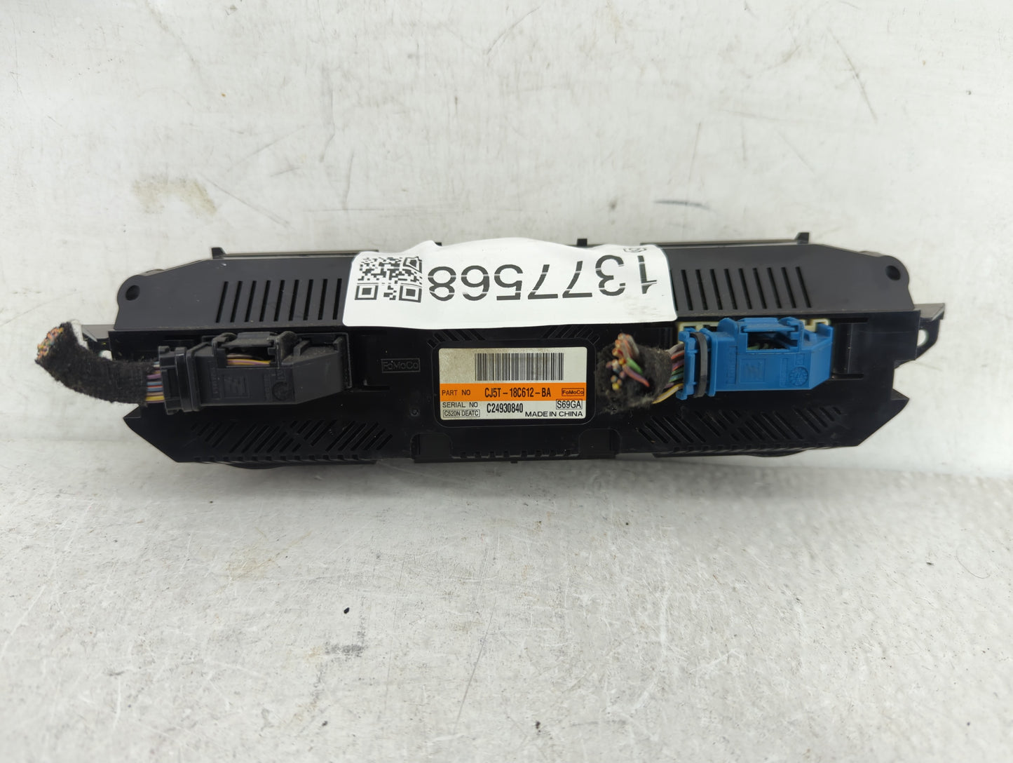 2013-2015 Ford Escape Climate Control Module Temperature AC/Heater Replacement P/N:CJ5T-18C612-BA CJ5T-18C612-BC Fits OEM Us