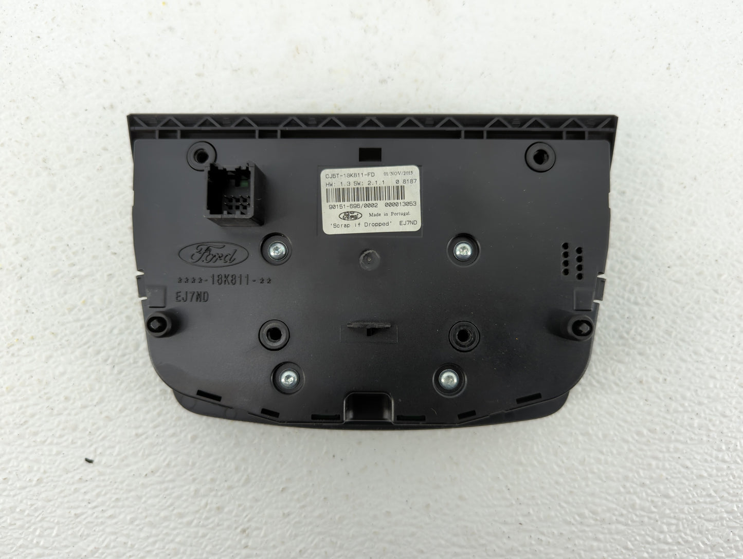 2015 Ford Escape Climate Control Module Temperature AC/Heater Replacement P/N:CJ5T-18K811-FD Fits OEM Used Auto Parts - Oemu