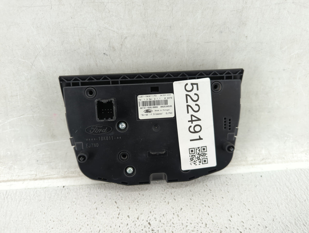 2015 Ford Escape Radio Control Panel 522491 - Oemusedautoparts1.com