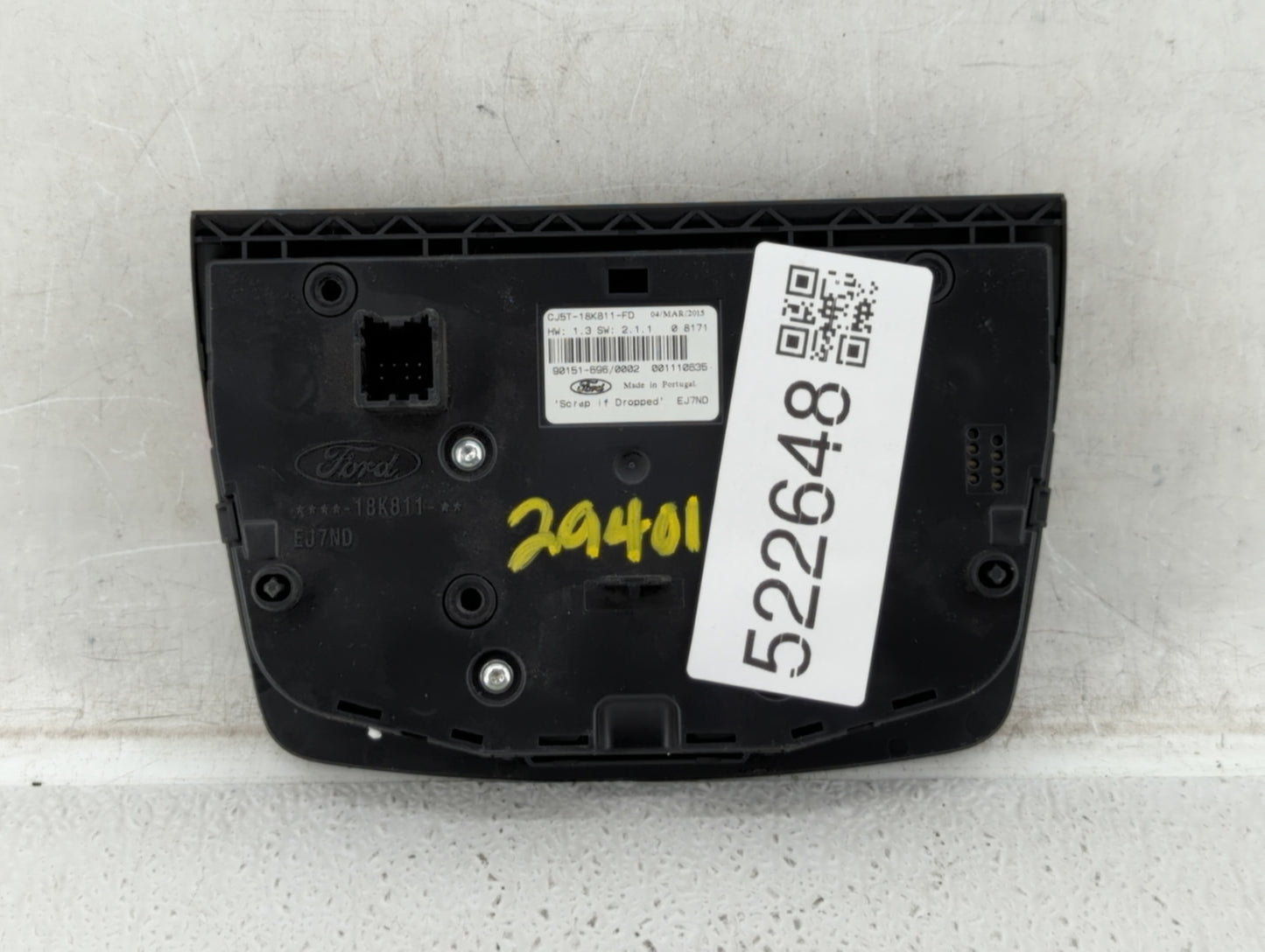 2013-2016 Ford Escape Radio Control Panel - Oemusedautoparts1.com