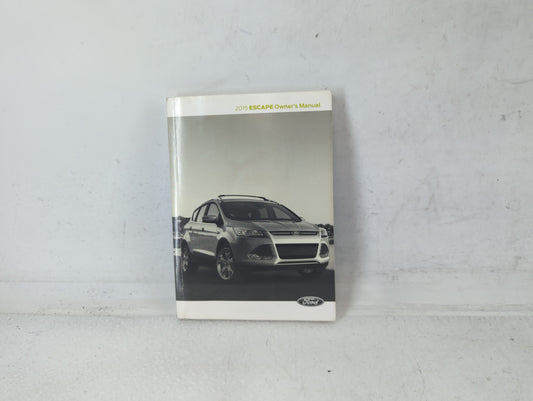 2015 Ford Escape Owners Manual Book Guide P/N:FJ5J19A321AA OEM Used Auto Parts