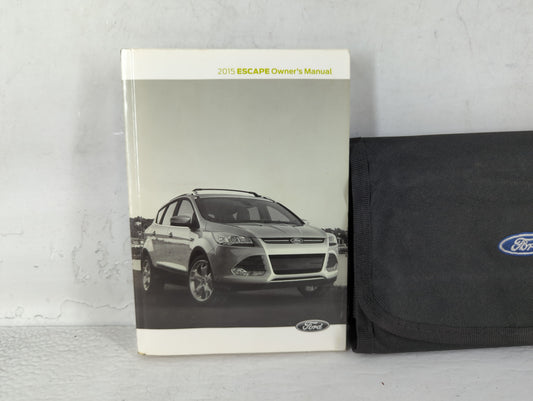 2015 Ford Escape Owners Manual Book Guide P/N:FJ5J 19A321 AA OEM Used Auto Parts