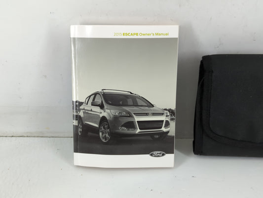 2015 Ford Escape Owners Manual Book Guide P/N:FJ5J 19A321 AA OEM Used Auto Parts