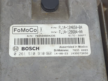 2015 Ford Expedition PCM Engine Control Computer ECU ECM PCU OEM P/N:FL1A-12A650-BA FL1A-12B684-AA Fits OEM Used Auto Parts