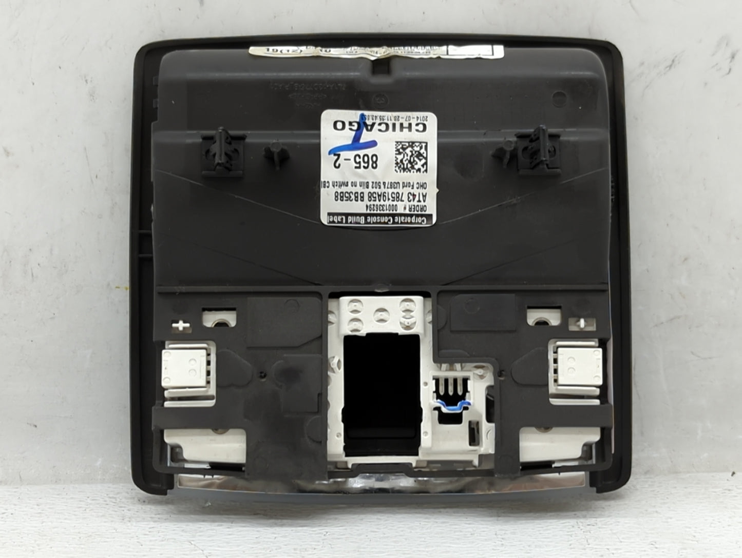 2015 Ford Explorer Overhead Roof Console - Oemusedautoparts1.com