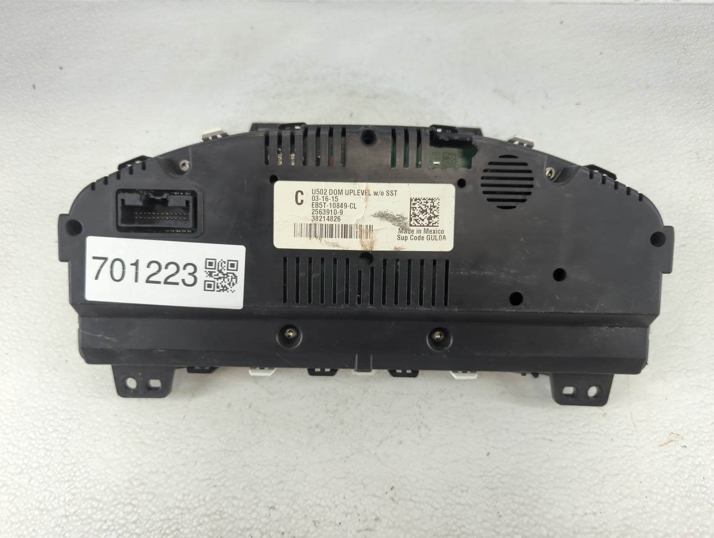 2014-2015 Ford Explorer Instrument Cluster Speedometer Gauges P/N:EB5T-10849-CL Fits Fits 2014 2015 OEM Used Auto Parts - Oe