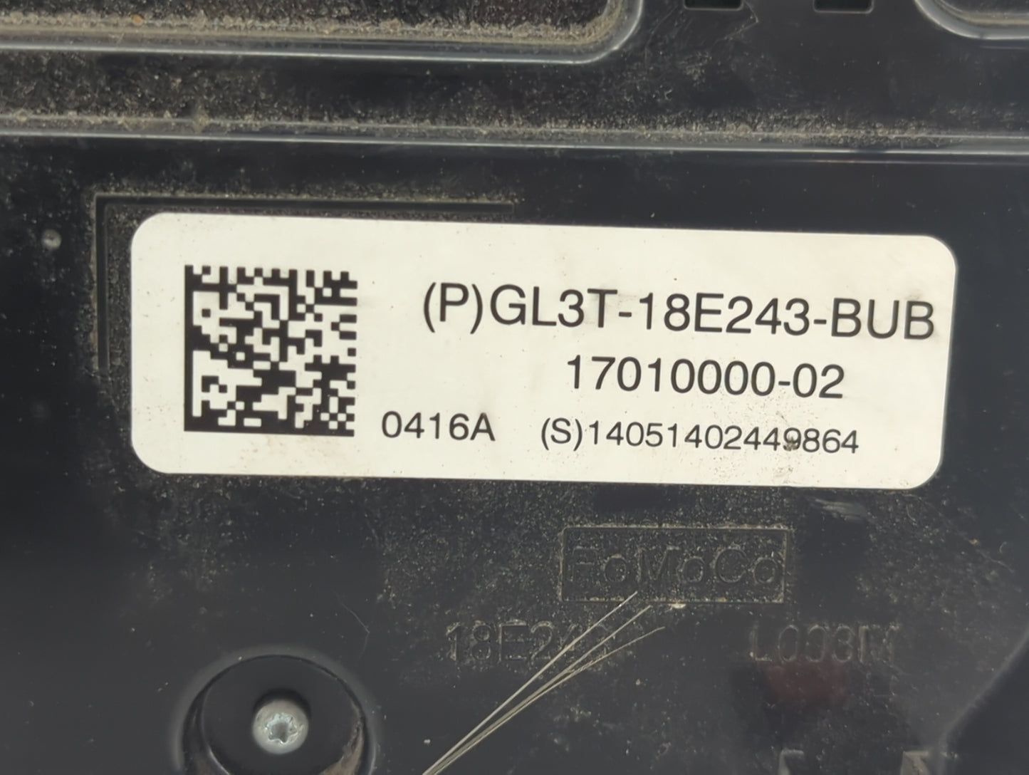 2015 Ford F-150 Radio AM FM Cd Player Receiver Replacement P/N:GL3T-18E243-BUB Fits OEM Used Auto Parts - Oemusedautoparts1.