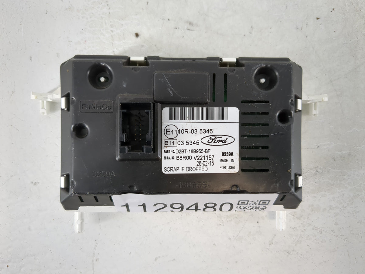 2014-2019 Ford Fiesta Information Radio Display Screen 1129480 - Oemusedautoparts1.com