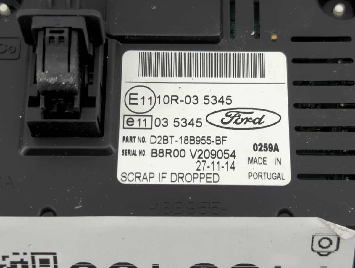 2014-2017 Ford Fiesta Information Radio Display Screen 1433459 - Oemusedautoparts1.com
