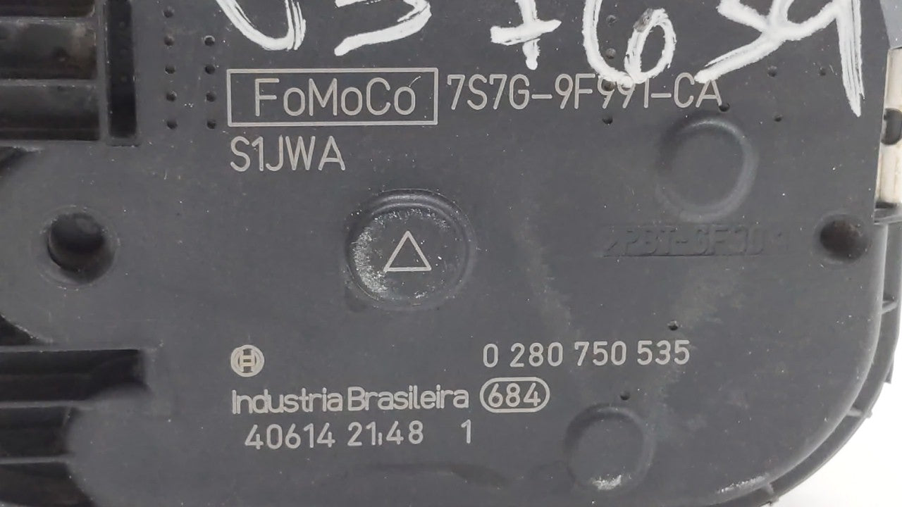 2014-2019 Ford Fiesta Throttle Body P/N:0 280 750 535 7S7G-9F991-CA Fits Fits 2013 2014 2015 2016 2017 2018 2019 OEM Used Au