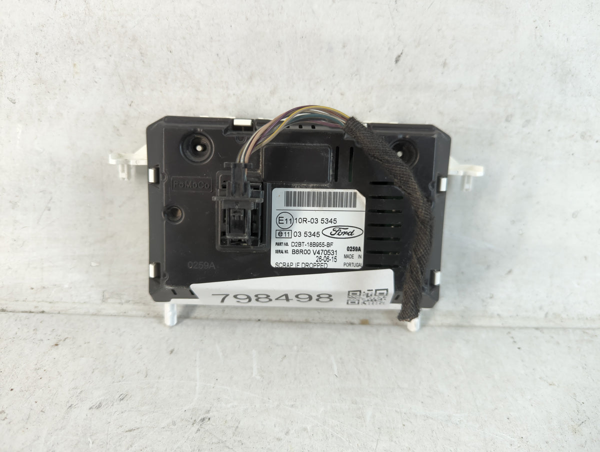 2014-2017 Ford Fiesta Information Radio Display Screen 798498 - Oemusedautoparts1.com