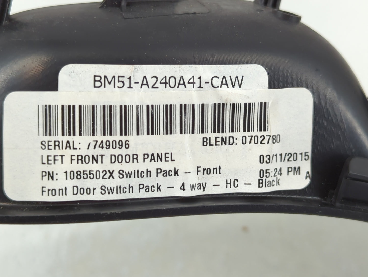 2012-2018 Ford Focus Master Power Window Switch Replacement Driver Side Left P/N:BM51-A240A41-CAW Fits OEM Used Auto Parts -