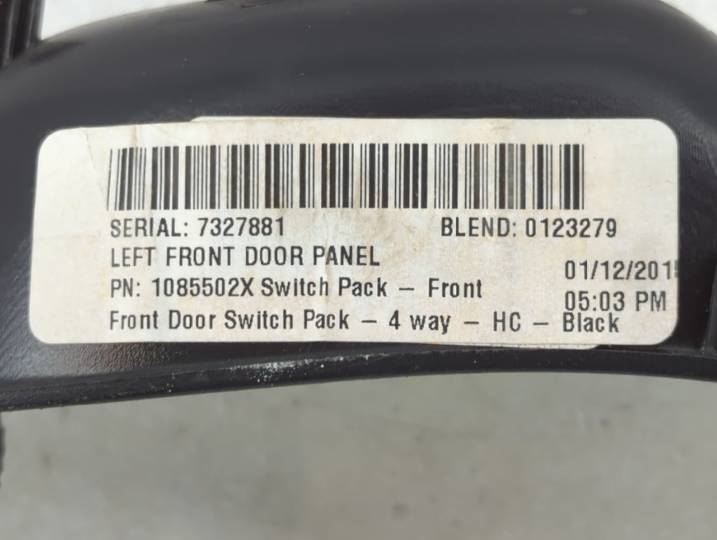 2012-2018 Ford Focus Master Power Window Switch Replacement Driver Side Left P/N:1085502X Fits OEM Used Auto Parts - Oemused