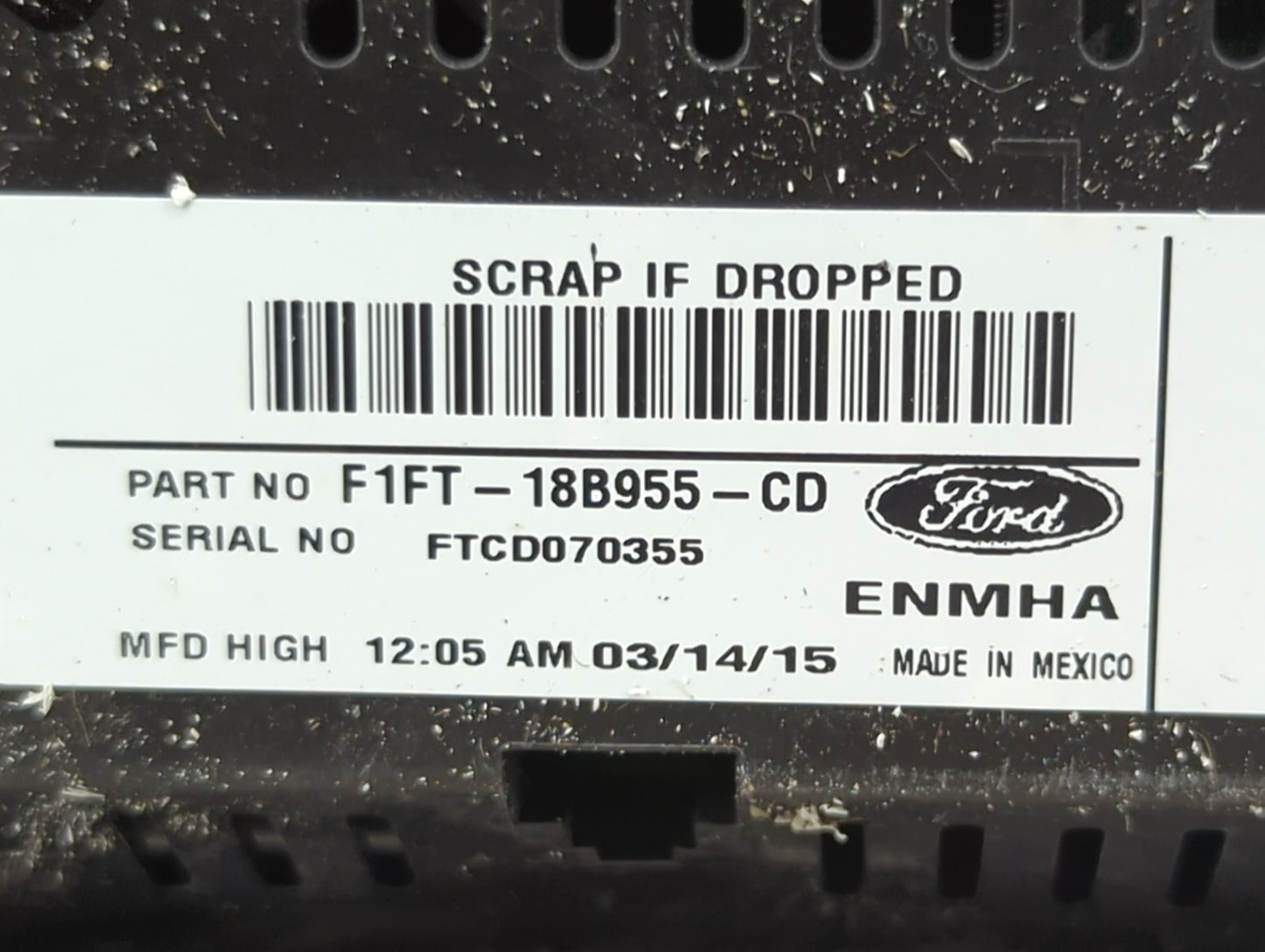 2015-2018 Ford Focus Information Display Screen 1469977 - Oemusedautoparts1.com