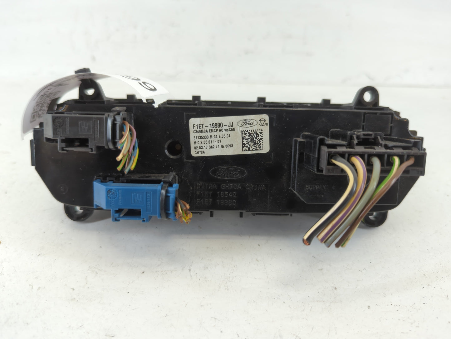 2015-2018 Ford Focus Climate Control Module Temperature AC/Heater Replacement P/N:F1ET-19980-JJ Fits Fits 2015 2016 2017 201