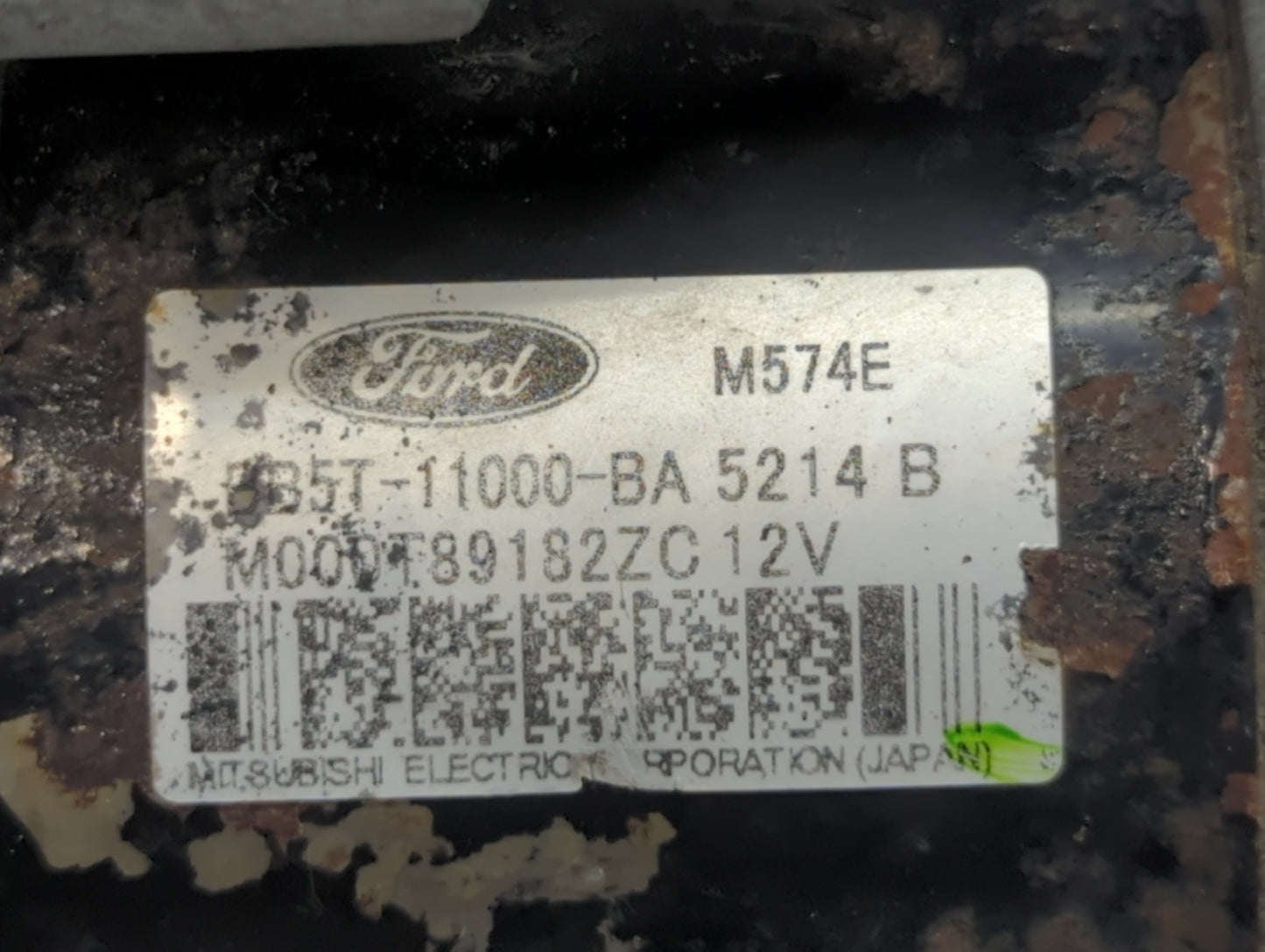 2012-2018 Ford Focus Car Starter Motor Solenoid OEM P/N:M000T89182ZC BB5T-11000-BA Fits OEM Used Auto Parts - Oemusedautopar