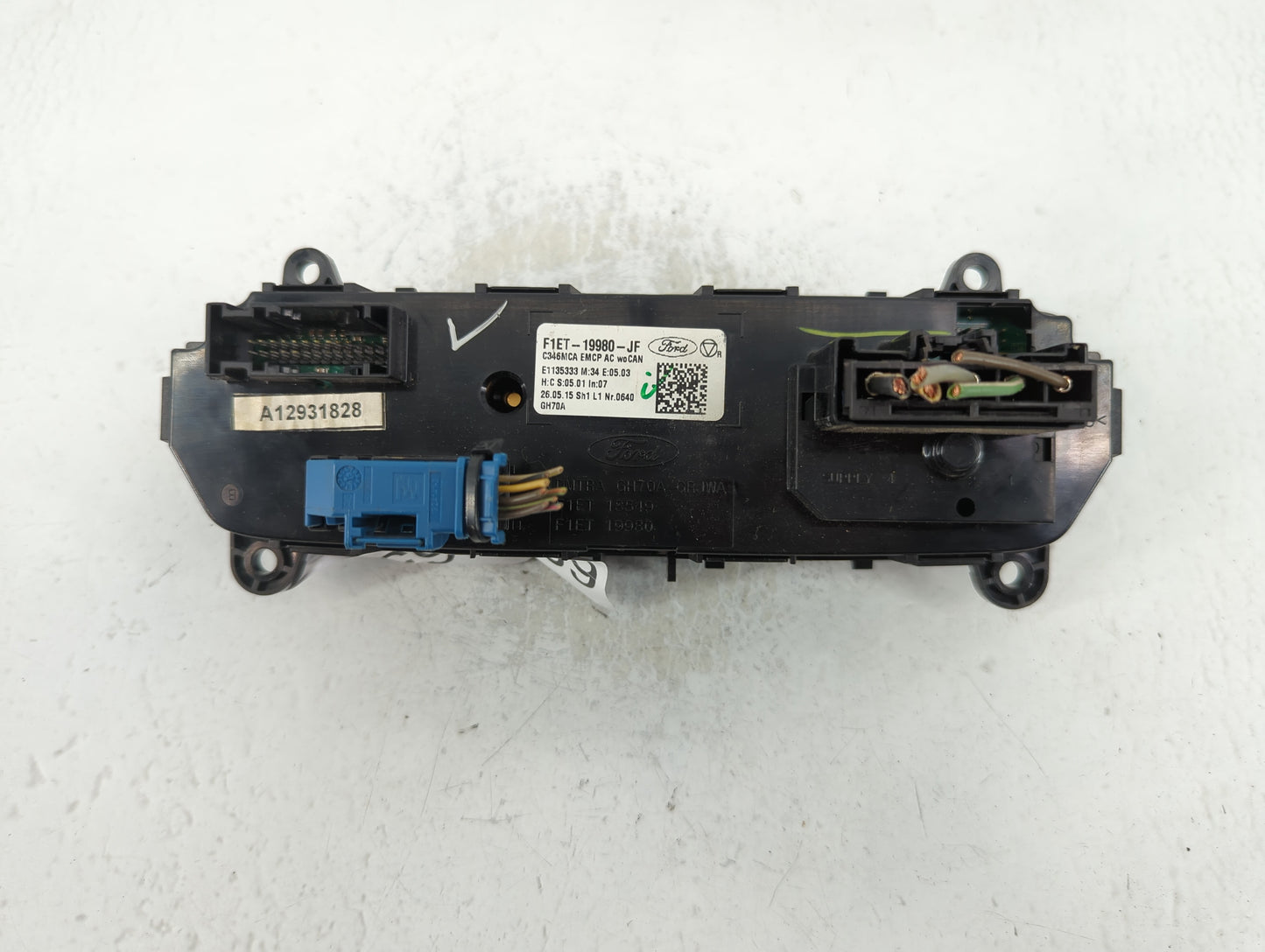 2015-2018 Ford Focus Climate Control Module Temperature AC/Heater Replacement P/N:F1ET-19980-JF Fits Fits 2015 2016 2017 201