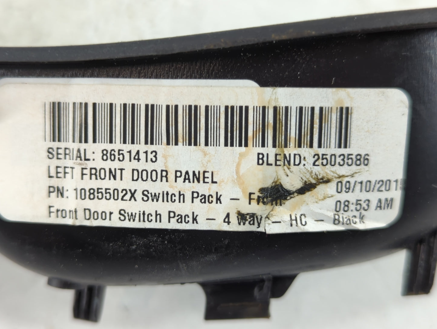 2012-2018 Ford Focus Master Power Window Switch Replacement Driver Side Left P/N:8651413 1085502X Fits OEM Used Auto Parts -