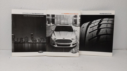 2015 Ford Fusion Owners Manual Book Guide OEM Used Auto Parts